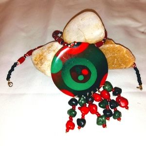 COPY - Polymer clay necklace. N3